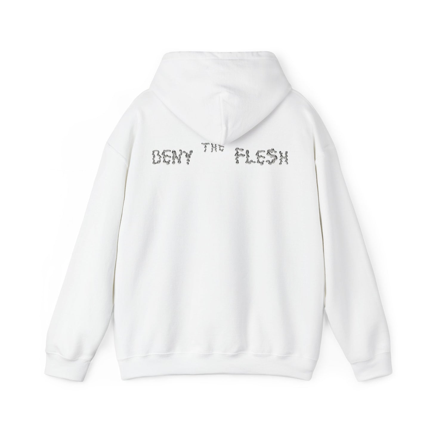 Deny the Flesh Hoodie - Cozy Unisex Sweatshirt, Spiritual Fashion, Inspirational Gift, Casual Wear, Everyday Comfort