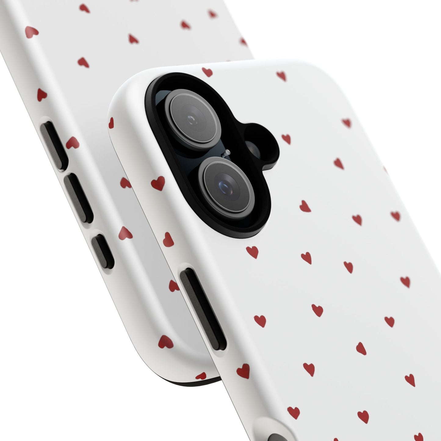 Phone Case with Heart Design, Inspirational Gift, Valentine's Day, Faith-Based Accessories, Everyday Use