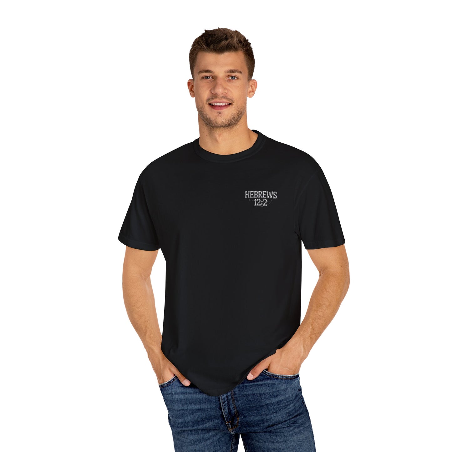 Faith-Inspired Unisex T-Shirt: "Eyes on Jesus" Design, Perfect for Church, Gifts, Spiritual Events, Faith Apparel, Comfortable Casual Wear