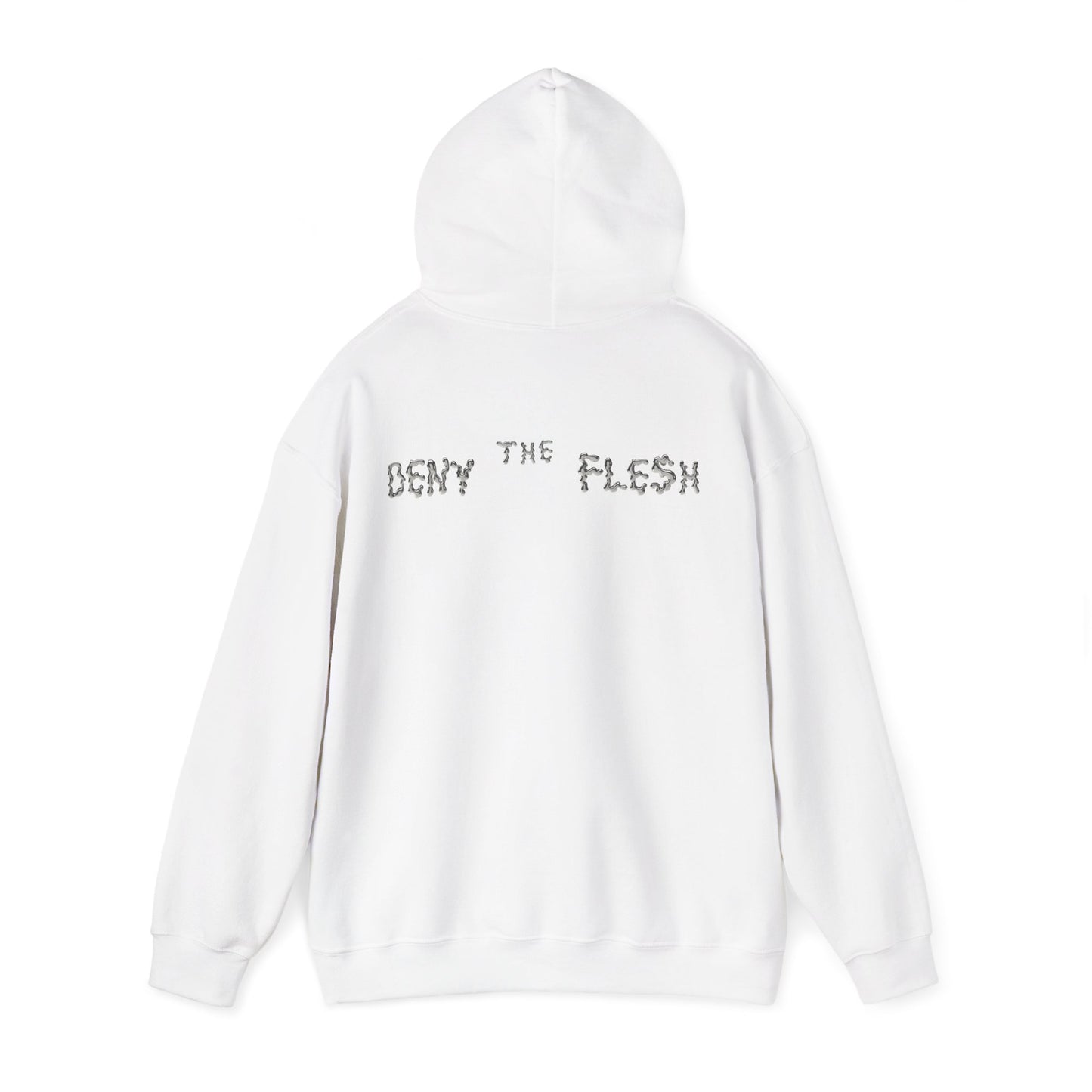 Deny the Flesh Hoodie - Cozy Unisex Sweatshirt, Spiritual Fashion, Inspirational Gift, Casual Wear, Everyday Comfort