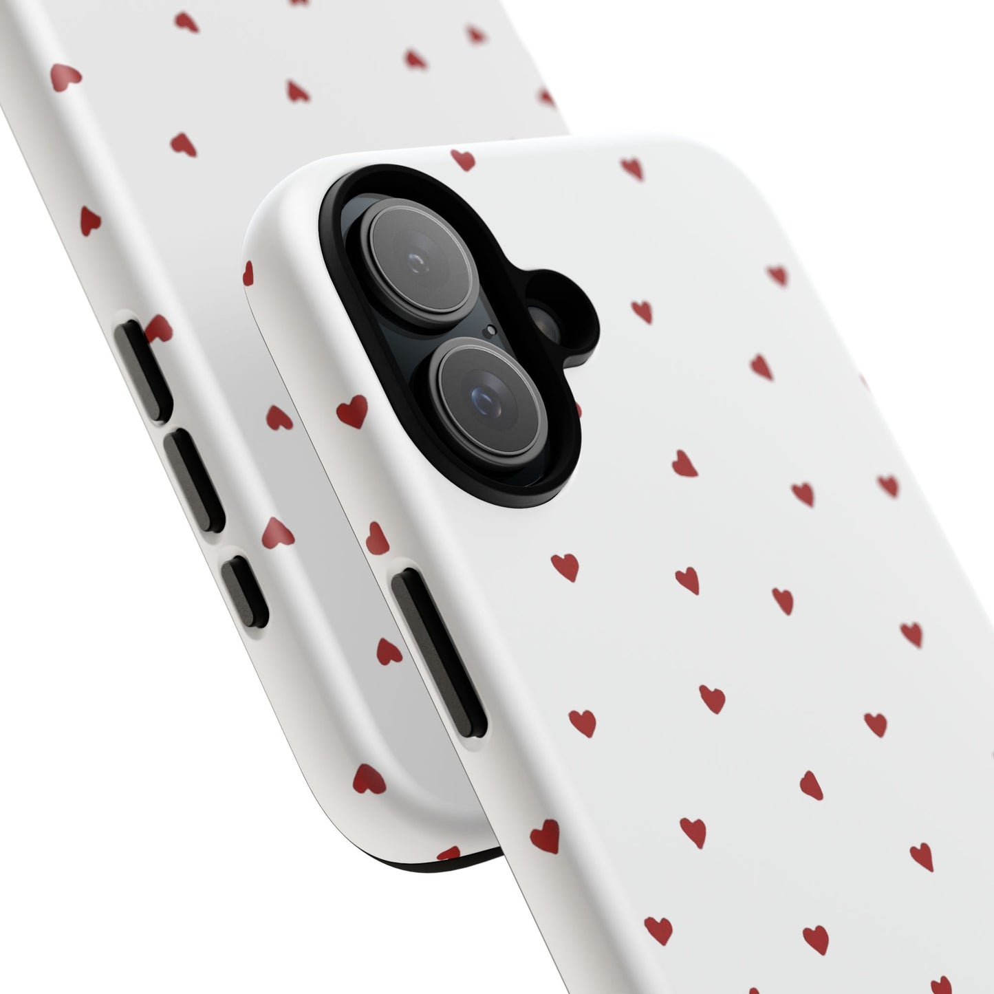 Phone Case with Heart Design, Inspirational Gift, Valentine's Day, Faith-Based Accessories, Everyday Use