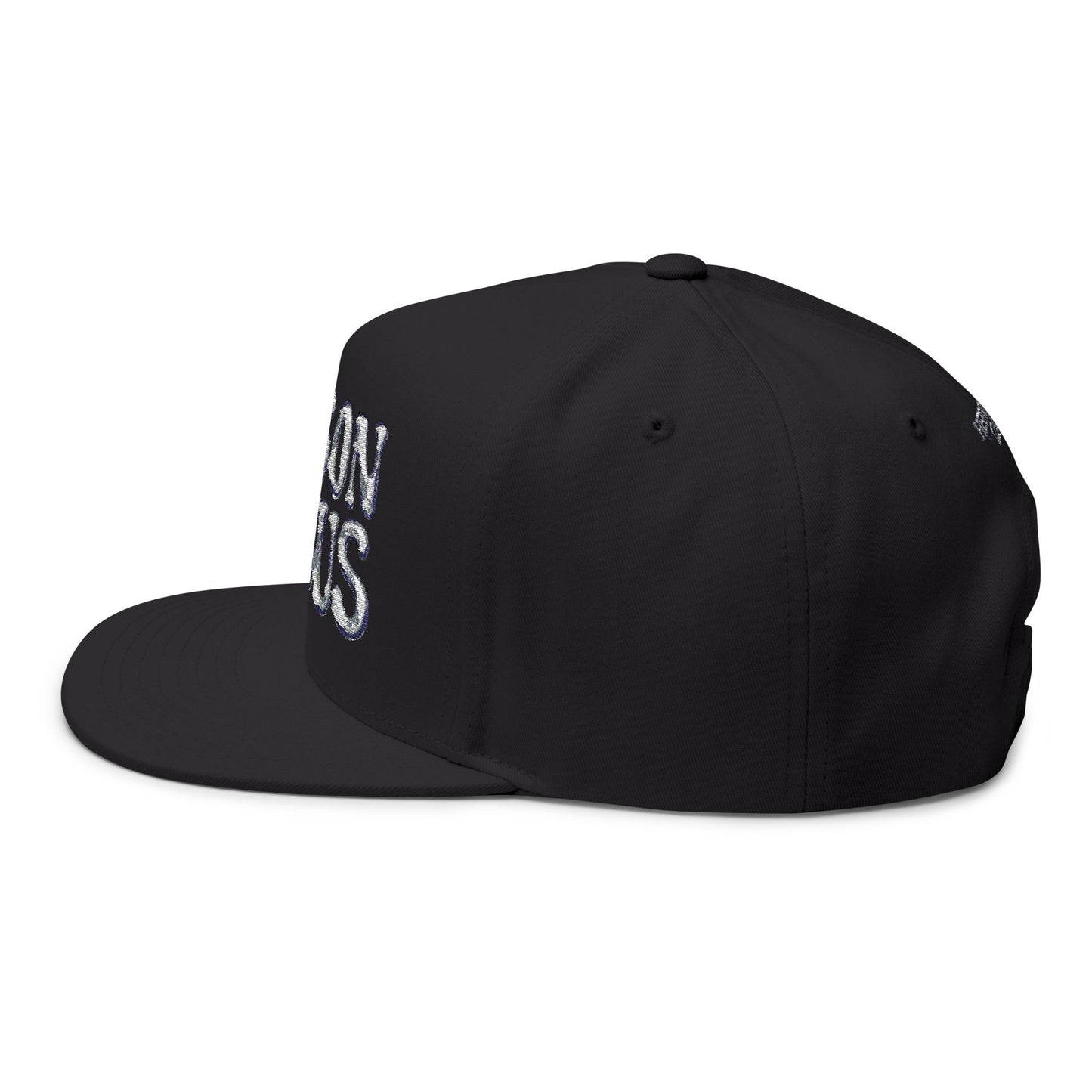 Inspirational Flat Bill Cap - Eyes on Jesus, Christian Headwear, Faith-Based Gift, Religious Apparel, Custom Embroidery Cap