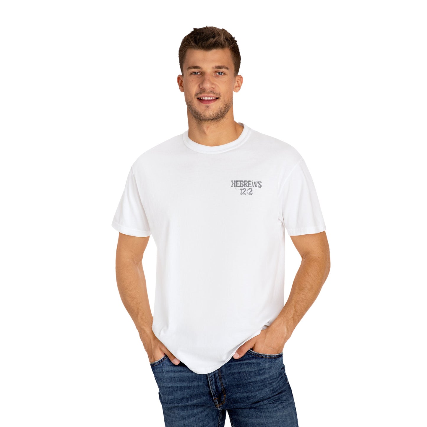 Faith-Inspired Unisex T-Shirt: "Eyes on Jesus" Design, Perfect for Church, Gifts, Spiritual Events, Faith Apparel, Comfortable Casual Wear