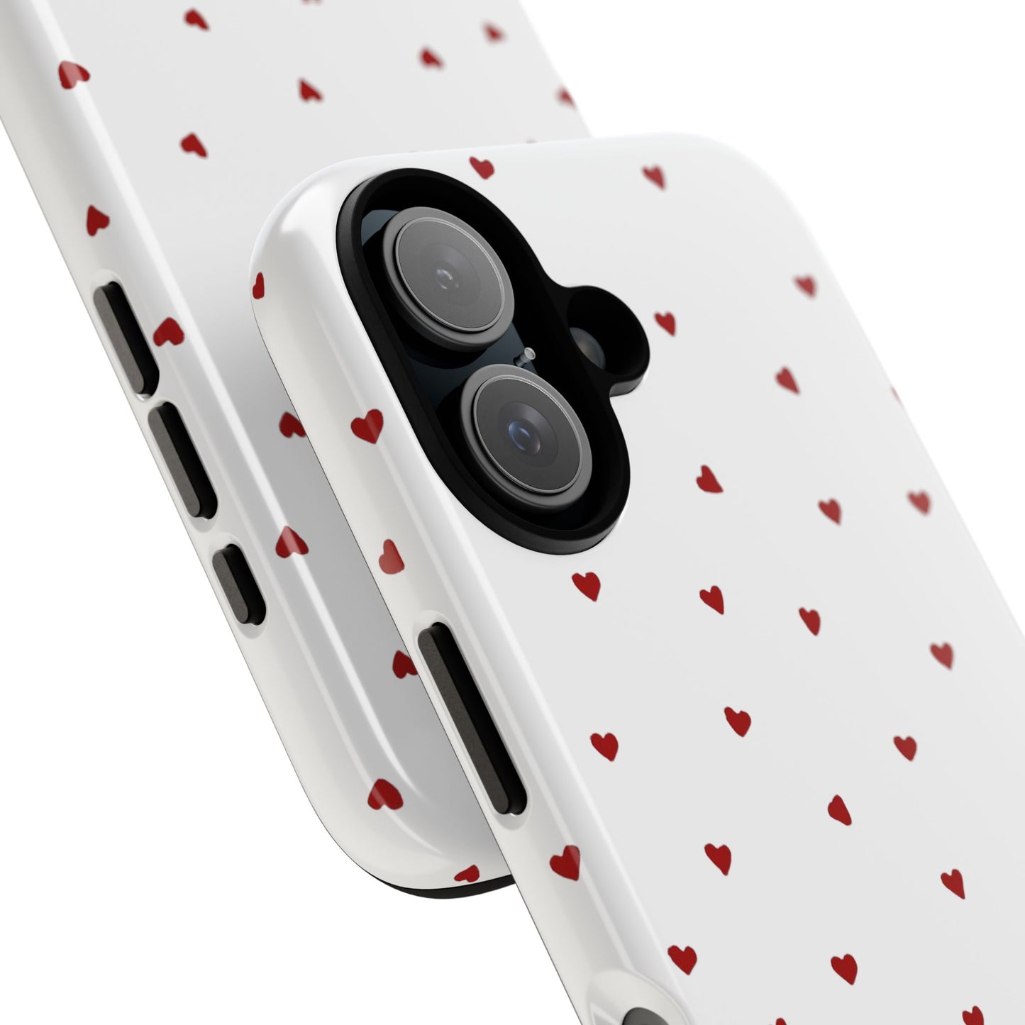 Phone Case with Heart Design, Inspirational Gift, Valentine's Day, Faith-Based Accessories, Everyday Use