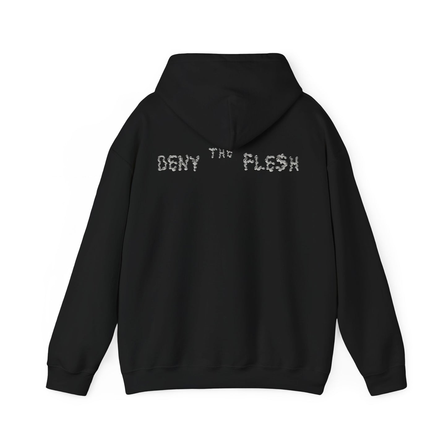 Deny the Flesh Hoodie - Cozy Unisex Sweatshirt, Spiritual Fashion, Inspirational Gift, Casual Wear, Everyday Comfort