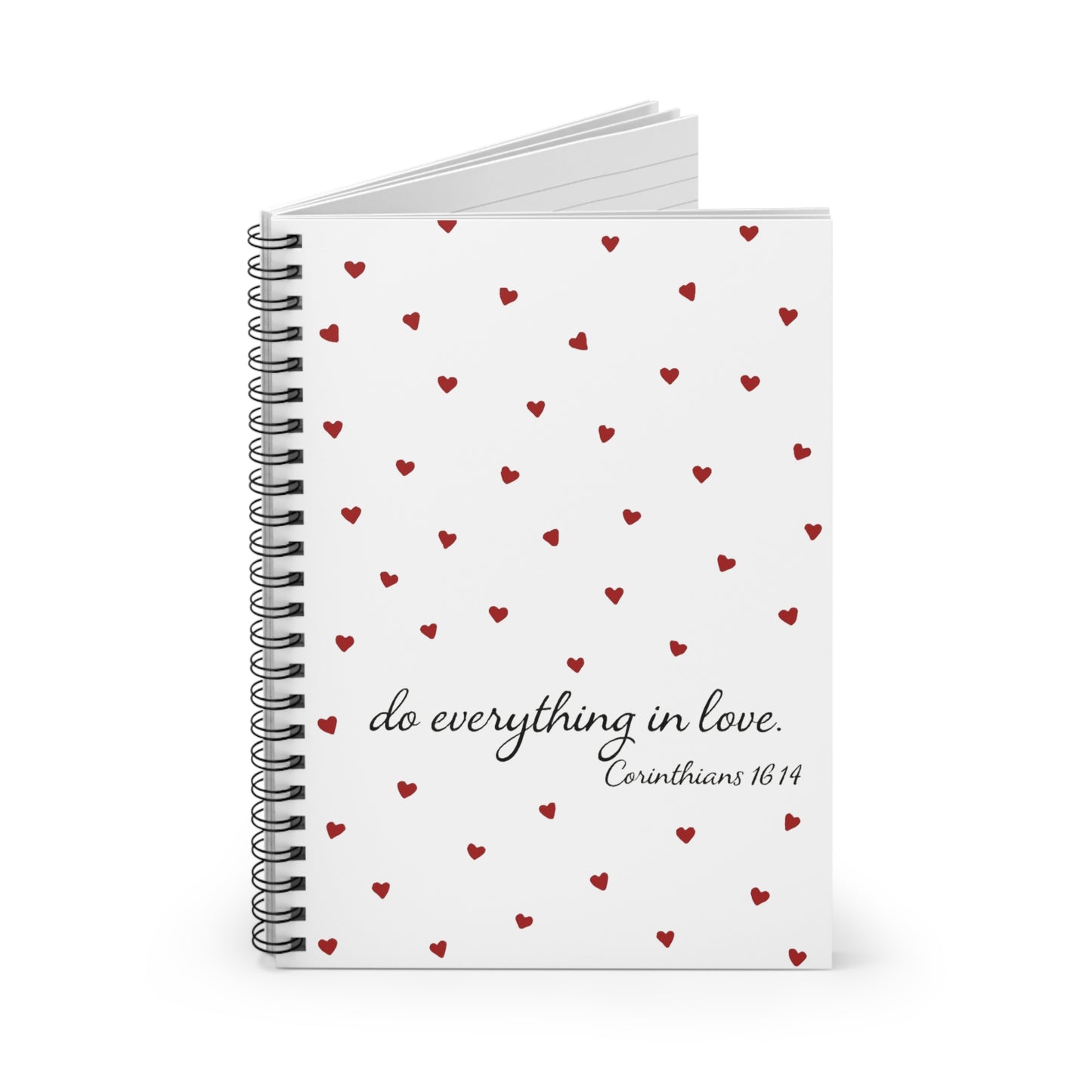 Inspirational Spiral Notebook - Do Everything in Love